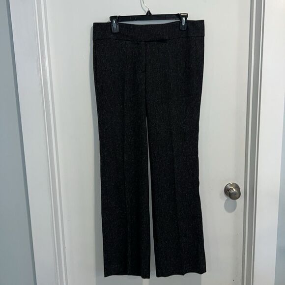 Dana Buchaman Women’s 12 Charcoal Gray Tweed professional work slacks pants - Picture 2 of 12